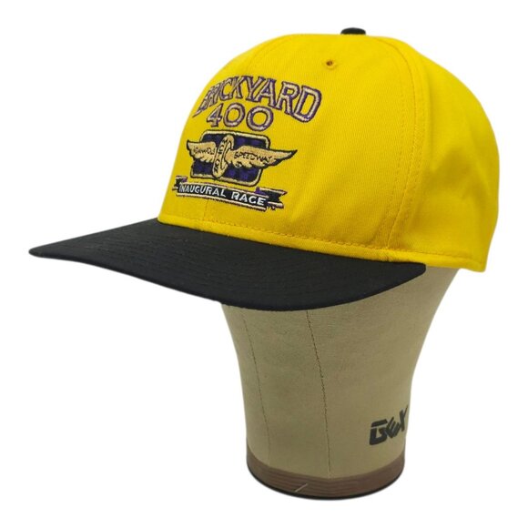 Backyard 400 Inaugural Race Snapback Cap Trucker 1994 Hat DeLong USA Made - Picture 2 of 14